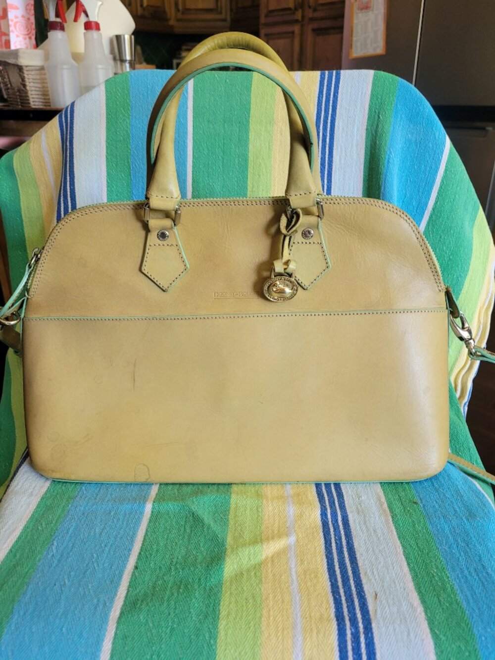 Dooney & Bourke Alto Dome Satchel Mustard